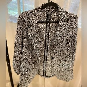 Soho Apparel LTD. large paisly blazer jacket